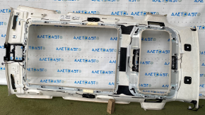 BMW X7 G07 19-25 headliner for panoramic windows and 3rd row air vents, Elfenbein-Weiss, creases, scratches, tears, dented, dry cleanable