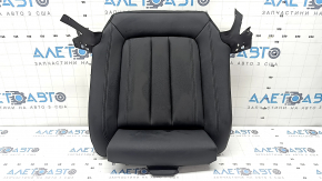 Driver's seat cushion upholstery for BMW X7 G07 19-22 leather, Black, Sport, with heating