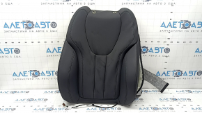 BMW X7 G07 19-22 leather driver's seat backrest, Schwarz, Sport, heated, shot