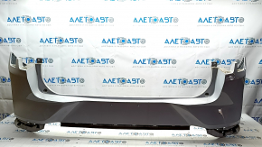 Rear bumper, bare, Ford Mustang Mach-E 21-23, white, A3, for parking sensors, scratches, broken mount