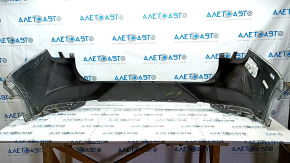 Rear bumper, bare, Ford Mustang Mach-E 21-23, white, A3, for parking sensors, scratches, broken mount