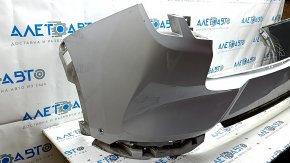 Rear bumper, bare, Ford Mustang Mach-E 21-23, white, A3, for parking sensors, scratches, broken mount