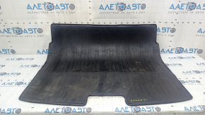 Nissan Rogue 21-25 black trunk mat for 2 rows, scuffed, cracked