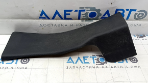 Rear left door sill plate for Ford Mustang Mach-E 21-23, black, worn