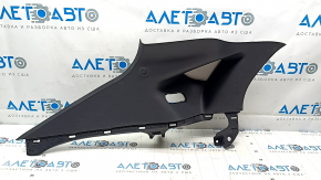 Upper left rear pillar trim for Ford Mustang Mach-E 21-23, black, worn