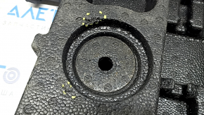 The foam under the Jeep Compass 17-25 compressor is crushed and torn.