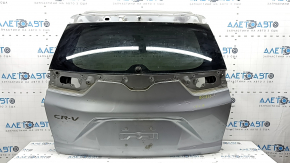 Honda CRV 17-22 electric trunk door with glass, tinted, silver, NH830M, dent, bump
