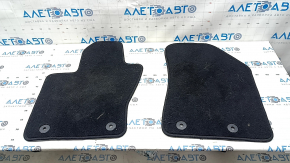 Set of Jeep Compass 17-24 floor mats, black, type 1, for cleaning