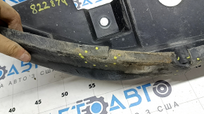 Jeep Compass 22-25 front bumper lip: structure, tears, scratches, cracks, scuffs