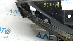 Jeep Compass 22-25 front bumper lip: structure, tears, scratches, cracks, scuffs