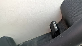 Black rear left door panel for a 2021-2023 Ford Mustang Mach-E, gray leather insert, black leather armrest, Bang & Olufsen, with handle, scratches