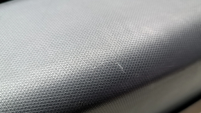 Black door panel, front right, Ford Mustang Mach-E 21-23, gray leather insert, black leather armrest, Bang & Olufsen, with handle, scratches