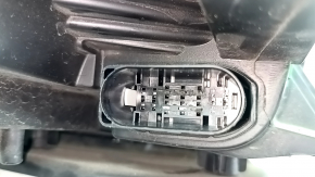 Left front headlight assembly for Ford Escape MK3 17-19, halogen, light, with bracket, sand, for polishing