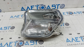 Right turn signal for Ford Escape MK3 17-19, white with fog lights, sand