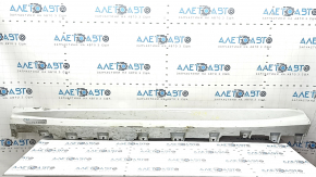 Left side step sill for BMW X7 G07 19-25, white, dented, torn, scratched, broken mount