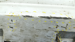 Left side step sill for BMW X7 G07 19-25, white, dented, torn, scratched, broken mount