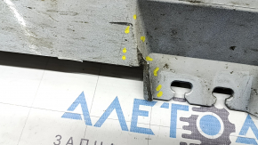 Left side step sill for BMW X7 G07 19-25, white, dented, torn, scratched, broken mount