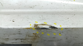 Left side step sill for BMW X7 G07 19-25, white, dented, torn, scratched, broken mount