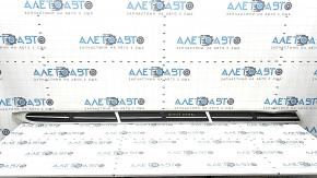 Right side step sill trim for BMW X7 G07 19-25, black with chrome, dented