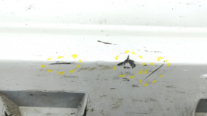 Right side step sill for BMW X7 G07 19-25, white, dented, torn, scratched