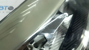 Right front headlight assembly for Ford Escape MK3 17-19, restyling, halogen, light, scratches, polishable, sand