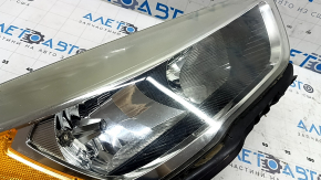 Right front headlight assembly for Ford Escape MK3 17-19, restyling, halogen, light, scratches, polishable, sand