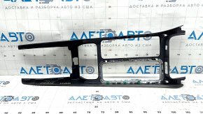 Ford Escape MK3 17-19 center console trim without cup holders, black, broken mount, crack in mount