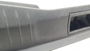 Black trunk opening trim for Ford Mustang Mach-E 21-23, with trim, scratches