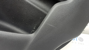 Rear left door panel for Honda CRV 17-22, black, gray leather armrest, gray leather insert, wood molding, with a tweeter, with a handle, worn, needs cleaning