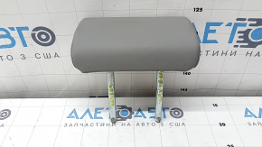 Rear center seat headrest Honda CRV 17-22, gray leather, contact with water, for cleaning