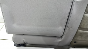 Left rear seat for Honda CRV 17-19, gray leather, perforated, with armrest, dry-cleanable, dented, water contact
