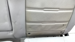 Left rear seat for Honda CRV 17-19, gray leather, perforated, with armrest, dry-cleanable, dented, water contact