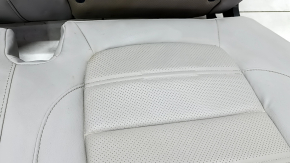 Left rear seat for Honda CRV 17-19, gray leather, perforated, with armrest, dry-cleanable, dented, water contact
