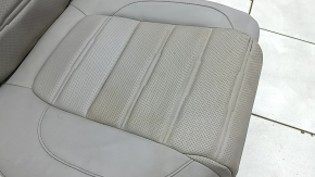 Right rear seat for Honda CRV 17-19, gray leather, perforated, dry-cleanable, dented, water-exposed