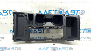 Ford Escape MK3 17-19 center console trim with cup holders, black, scratches
