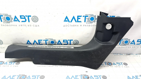 Front left door sill plate for Ford Mustang Mach-E 21-23, black with insert, scratches