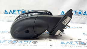 Right side mirror assembly for Ford Mustang Mach-E 21-23, 16+1 pins, black, turn signal, heated, backlit, auto-folding, camera, BSM
