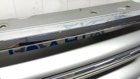 Radiator grille grill Ford Escape MK3 17-19 rest gray with chrome, sand