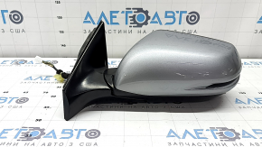 Left side mirror assembly Honda CRV 17-22, 9 pins, silver, turn signal, BSM, heated