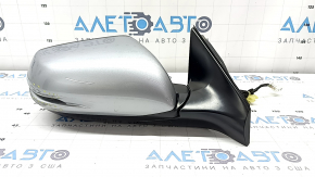 Right side mirror assembly for Honda CRV 17-22, 9 pins, silver, turn signal, BSM, heated, scratches