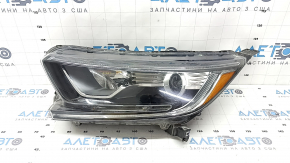 Honda CRV 17-22 halogen front left headlight, without molding fasteners, sand, worn