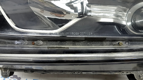Honda CRV 17-22 halogen front left headlight, without molding fasteners, sand, worn