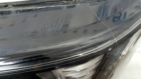 Honda CRV 17-22 halogen front left headlight, without molding fasteners, sand, worn