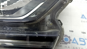 Honda CRV 17-22 halogen front right headlight, without molding fasteners, sand-washed, worn