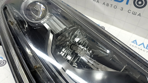 Honda CRV 17-22 halogen front right headlight, without molding fasteners, sand-washed, worn