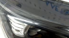 Honda CRV 17-22 halogen front right headlight, without molding fasteners, sand-washed, worn