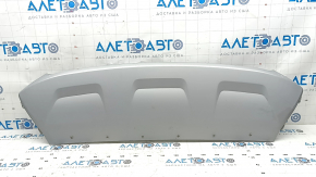 Ford Escape MK3 17-19 front bumper lip trim, silver, scratches, scuffs
