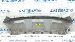 Ford Escape MK3 17-19 front bumper lip trim, silver, scratches, scuffs