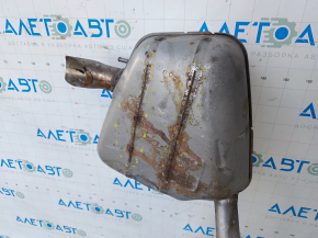 Exhaust pipe with rear barrel Honda CRV 17-19 1.5 FWD without chrome tip, rusty