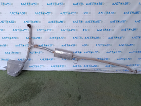 Exhaust pipe with rear barrel Honda CRV 17-19 1.5 FWD without chrome tip, rusty